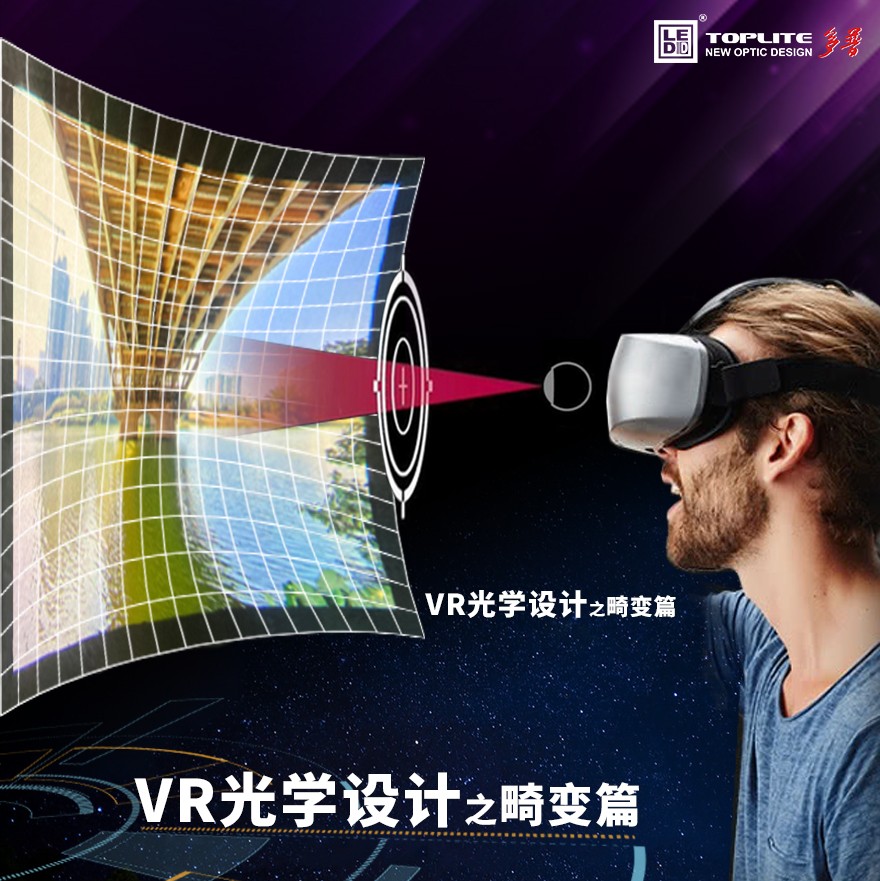 Toplite新光学设计帮助实现更加健康舒适的VR观看体验之第一篇：畸变